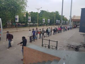 migrants leaving rajkot